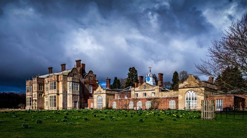 Stormy sky above Felbrigg Hall